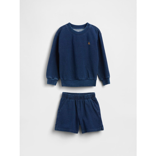 Baby & Toddler Indigo Terry Outfit Set