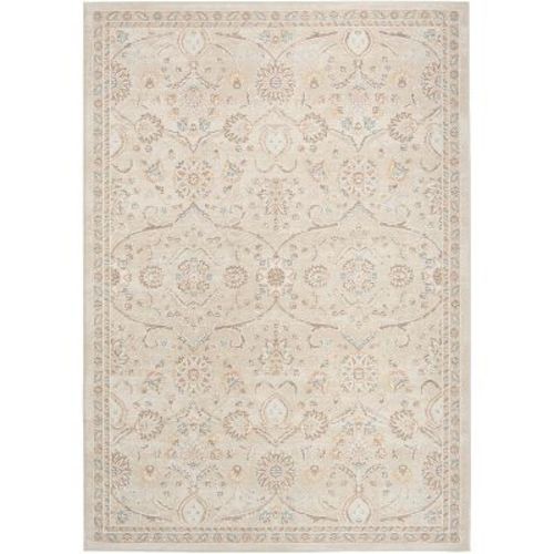 Nourison Isla 7'10" x 9'10" Ivory Vintage Indoor Rug