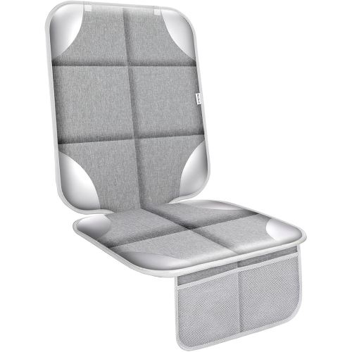 Meolsaek Car Seat Protector for Child, 600d Fabric Waterproof Car Seat Cover with Non-Slip Backing, Under Baby Car Seat from Permanent Pressure Marks