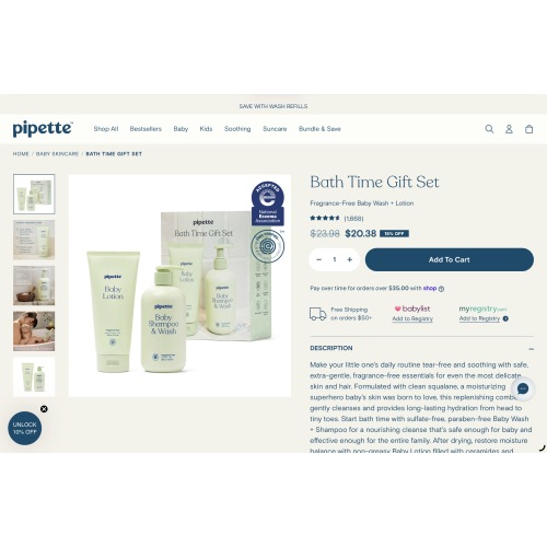 Bath Time Gift Set