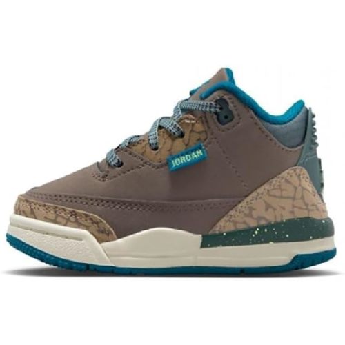 Jordan 3 Retro Baby/Toddler Shoes (Olive Grey/Khaki/Sea Glass/Green Abyss)