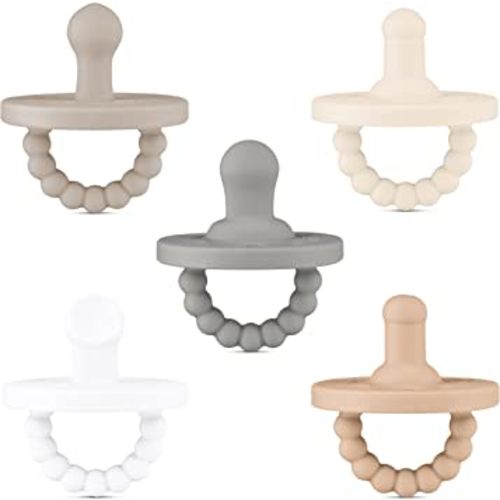 Ryan & Rose Cutie PAT Pacifier Teether (Starter Kit, Neutral)