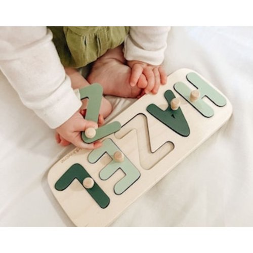 New Baby Gift Wood Name Puzzle for Toddler Montessori Puzzle, First Birthday Gift for Baby Boy Baby Girl, Wooden Toys, Custom Gift for Kids - Etsy