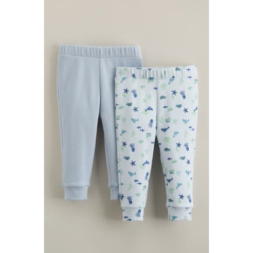 Assorted 2-Pack Cotton Joggers, Newborn