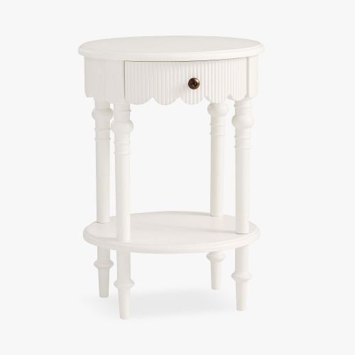 Chris Loves Julia Scallop Nightstand (16d")