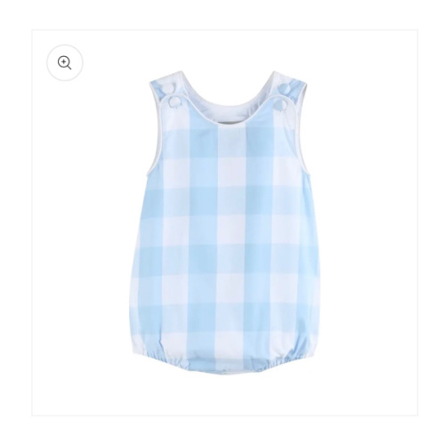 Oliver Large Blue Check Bubble – Littles on 5th