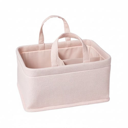 Waffle Weave Rectangular Diaper Caddy with Handles - Cloud Island™