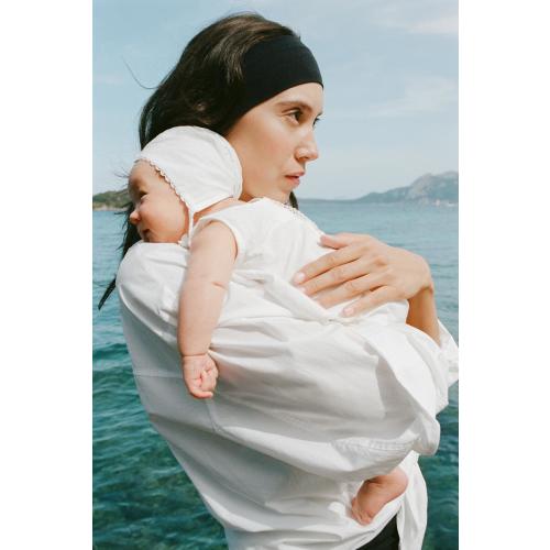 LINEN AND COTTON LACE BONNET - White | ZARA United States