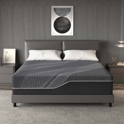TechForma 14" Twin XL Gel Memory Foam Mattress in a Box, Bed in a Box, Medium Firm Cooling Gel Infused for Pressure Relief & Back Pain, CertiPUR-US Certified