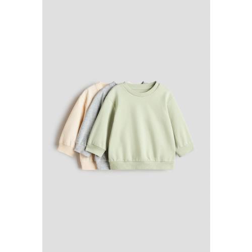 3-PACK COTTON SWEATSHIRTS