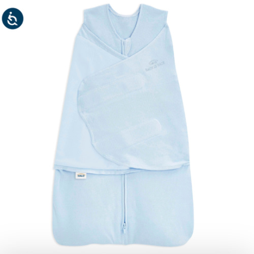 Chambray Organic Cotton Swaddle | HALO