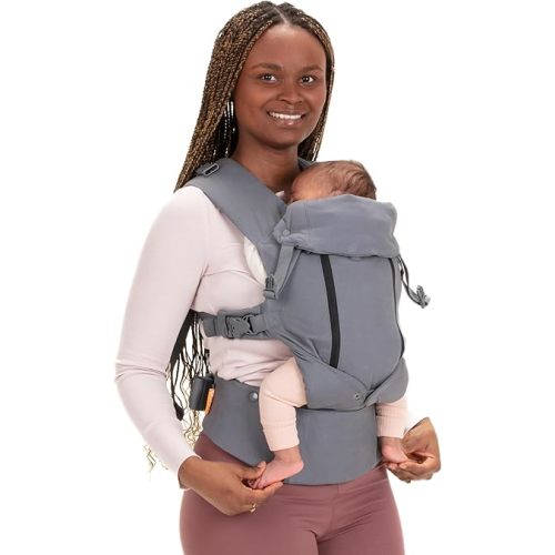 Beco 8 Baby Carrier Newborn to Toddler, Cool Mesh, 7-45 lbs, Dark Gray