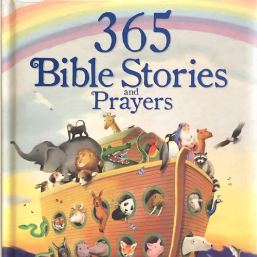 365 Bible Stories and Prayers Padded Treasury - Gift for Easter, Christmas, Communions, Baptism, Birthdays (Little Sunbeams)