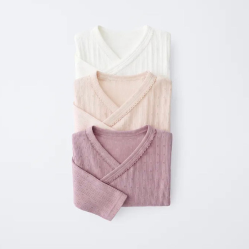 Three-Pack Pointelle Crossover Bodysuits - Pink | ZARA United States