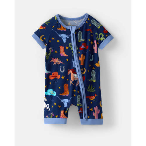Blue Rancher Roundup Shorty Zippy | Little Sleepies