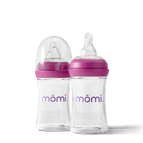 momi vibes breast-like bottle sets - orchid