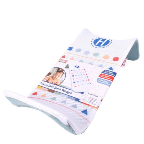 Hopscotch Lane Reversible Bath Wedge - White & Green Mesh Infant Bath Seat, Unisex, Ages 3-6 Months, Hopscotch Lane - Walmart.ca