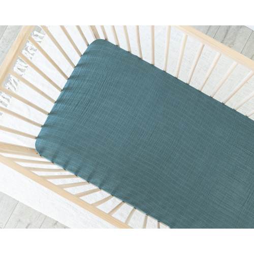 Muslin crib sheet - balsam