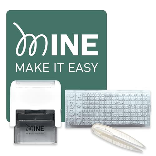 COLOP Mine Stamp, Personalized Clothing Name Stamp, Self-Inking | Customizable For Clothing & Fabric Labeling, Use For Daycare Labels Or To Add Names To Books, Clothing, Backpacks