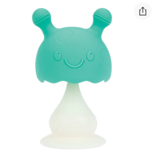 Mushroom Bobble Head Teether Toy