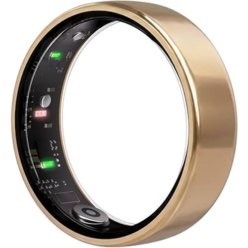 femometer Ring Air | Ultra-Thin Smart Ring | Sleep/Heart Rate/SpO2/Stress | Women's Health & Fertility Tracker with BBT Technology | Hot Flash Monitoring | Free Subscription - Size7