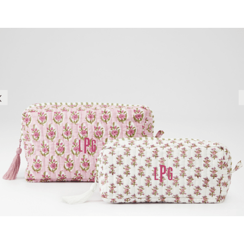 Block Print Travel Pouch