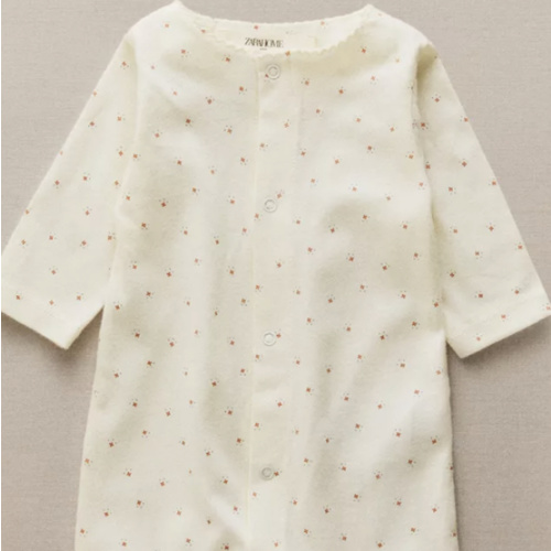 BABY FLORAL ROMPER | Zara Home United States of America