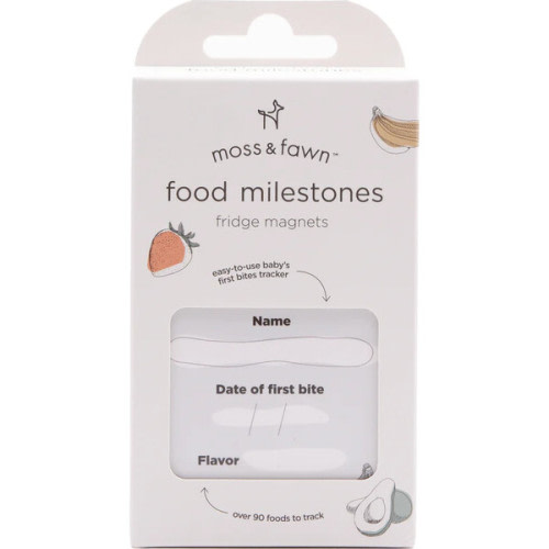 Moss and Fawn Food Milestone Magnet