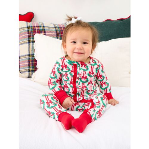 Convertible Ruffle One Piece Pajama, Bamboo Viscose