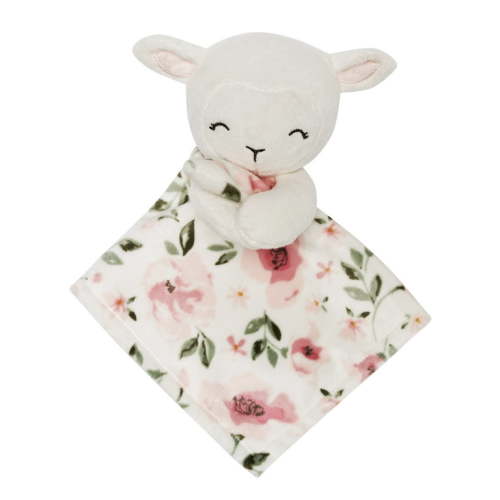 Modern Moments By Gerber Baby & Toddler Girl or Boy Unisex Plush Security Blanket, Ivory Sheep