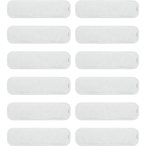babygoal Reusable Cloth Diaper Inserts 12 Pack, Absorbent & Breathable 3-Layer Microfiber Inserts for babygoal Newborn Cloth Diapers, Small Size-12ST-B