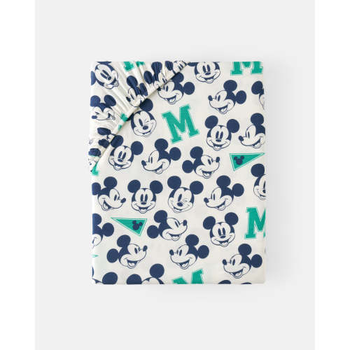 Disney Varsity Mickey Mouse Fitted Crib Sheet | Little Sleepies