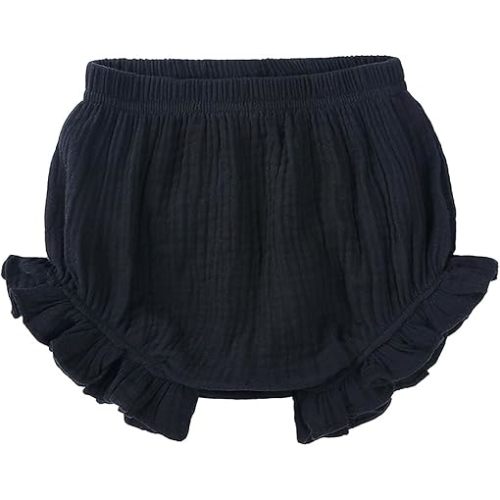 Century Star Baby Bloomers for Toddler Diaper Covers for Girls Ruffle Baby Shorts Infant Solid Underwear Newborn
