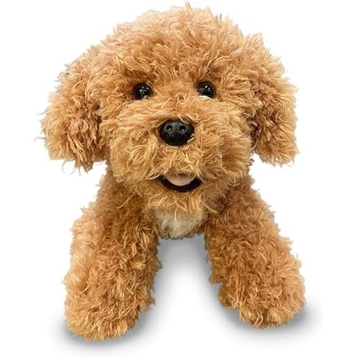 Super Soft Plush Dog Toy, Labrador Puppy, Cream Color, 13 Inches, Great for Kids and Adults, Cuddly Companion for Grandparents, Stuffed Animals & Stuffed Dolls (Goldendoodle)