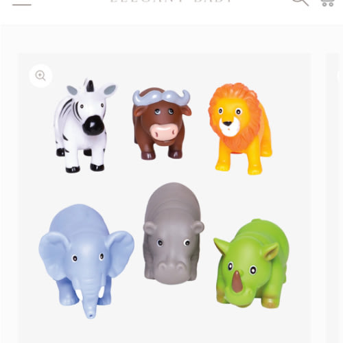 Jungle Party Squirtie Baby Bath Toys