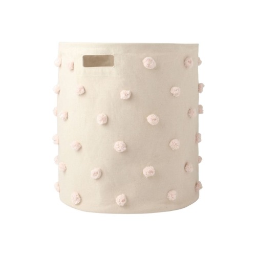 Pompom Cotton Canvas Hamper