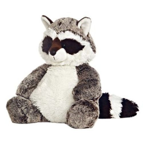 Aurora Medium Rocky Raccoon Sweet & Softer Snuggly Stuffed Animal Gray 11.5"