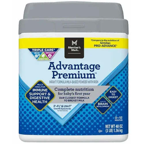 Member's Mark Advantage Premium Baby Formula (48 oz.)