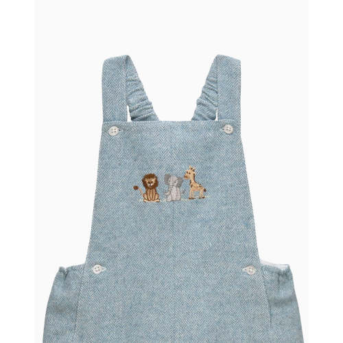 Baby Alfie Bib Shorts in Lion | Trotters London – Trotters Childrenswear USA
