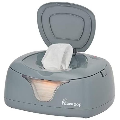 hiccapop Baby Wipe Warmer and Baby Wet Wipes Dispenser | Baby Wipes Warmer for Babies | Diaper Wipe Warmer with Changing Light