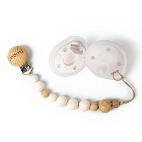 mōmi babypace pacifier gift set - pearl