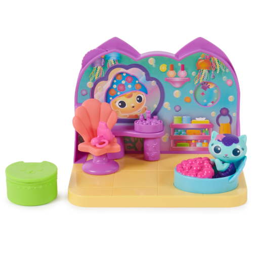 Gabby’s Dollhouse, MerCat’s Spa Room Playset with Toy Figure