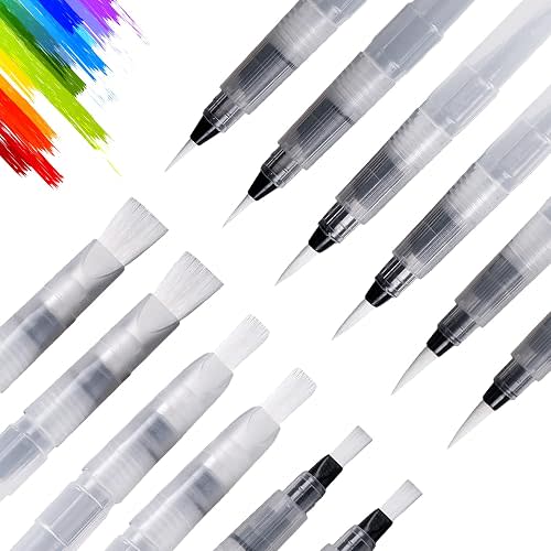 6pk Water Color Brush Pen Set, Watercolor Paint Pens for Painting Markers