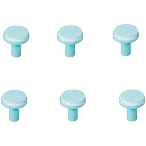 Baby Nail Trimmer Replacement Pads 6PCS Grinding Heads Polish Disc for Electric Nail File Clippers and Cutter Kit Blue for Children Kids 6 Moths Up