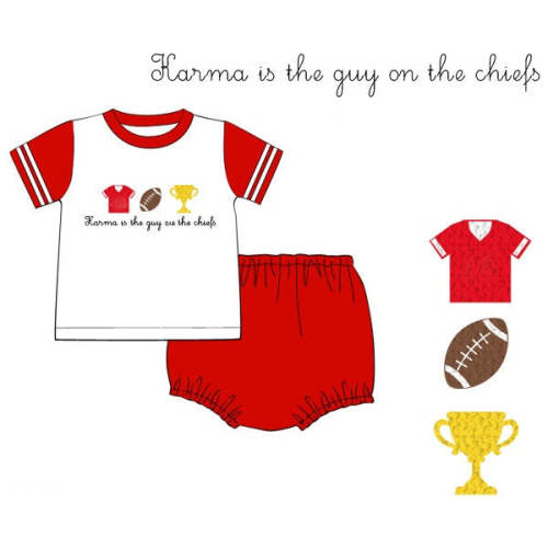 PREORDER 31: OUR VERSION - French Knot Karma Boy Diaper Set