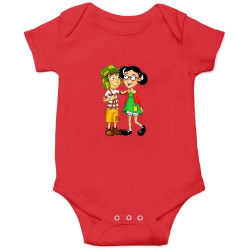 Chavo y Chilindrina Caricatura Onesies Kids's Short Sleeve Onesie 12M Red sold by ErikDClayton | SKU 196601960 | Printerval