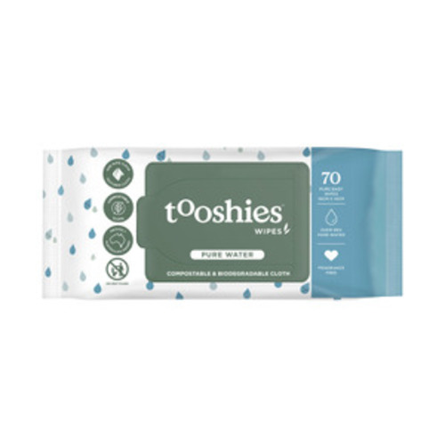 Tooshies Water Baby Wipes | 70 pack