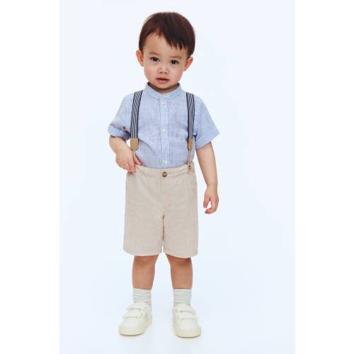 2-PIECE SET WITH SUSPENDERS