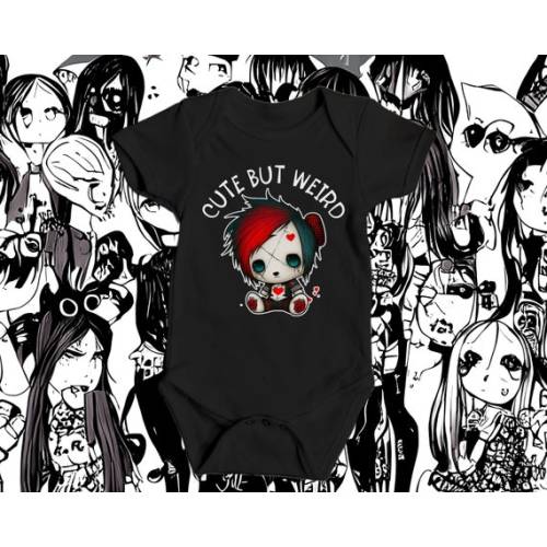 Cute but Weird Goth Baby Clothes Emo Baby Weird Core - Etsy