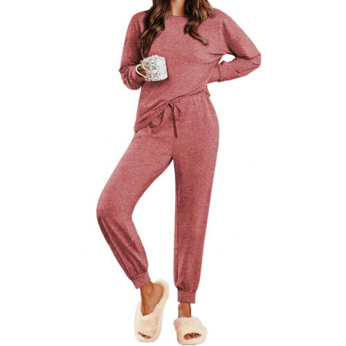Fantaslook Womens Pajamas Sets Long Sleeve Top and Pant with Pockets Lounge Wear Set Oufits